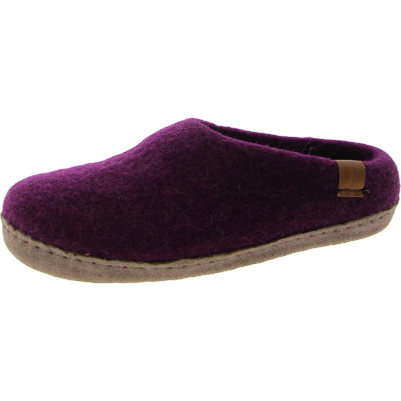 Baabushka Womens Wool Slip On Loafer Slippers