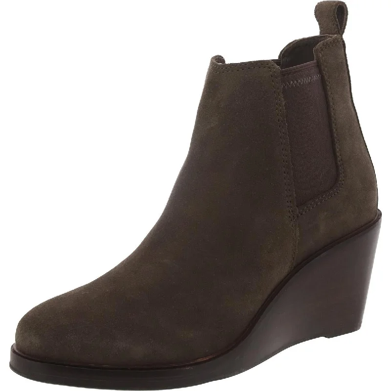 Clarks Womens CLARKDALE2 TOP Suede Bootie Chelsea Boots