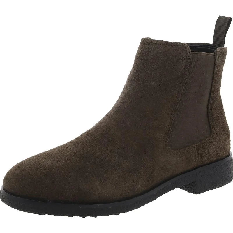 Clarks Womens Griffin Plaza Suede Heeled Ankle Boots