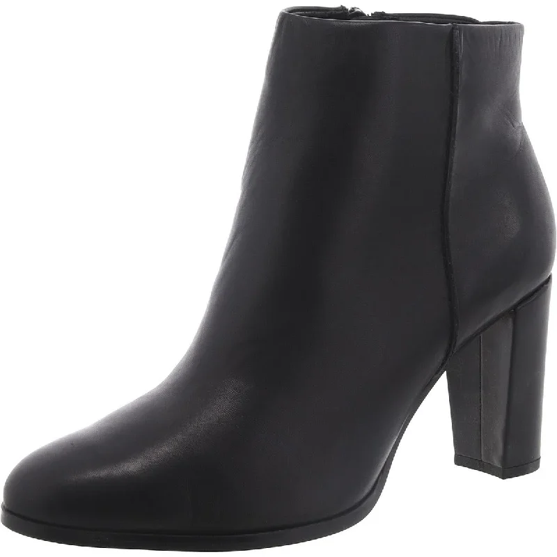 Clarks Womens Kaylin Fern Leather Zipper Ankle Boots