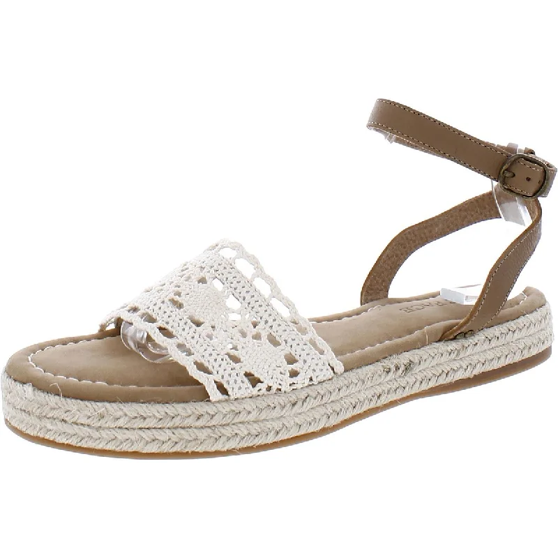 FatFace Womens Tilly Crochet Buckle Ankle Strap