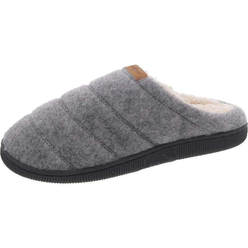 GaaHuu Womens Faux Fur Padded Insole Slide Slippers