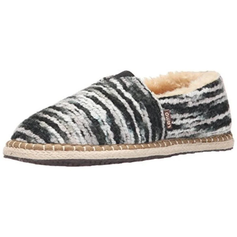 Lamo Womens Juarez Yarn Slip On Fleece Slippers