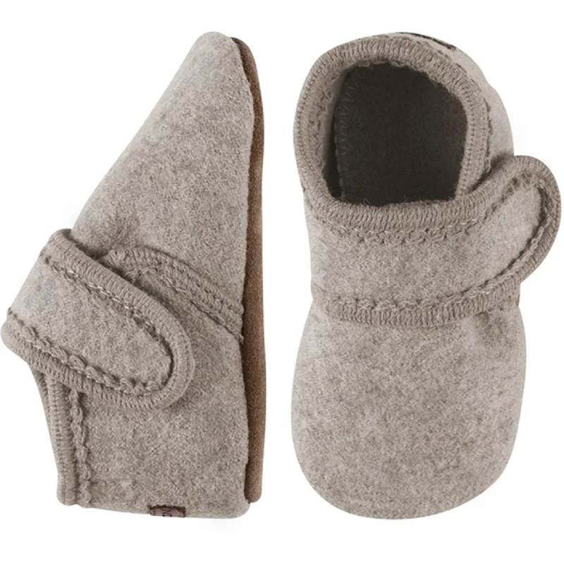 MELTON Wool Slippers Classic Beige Melange