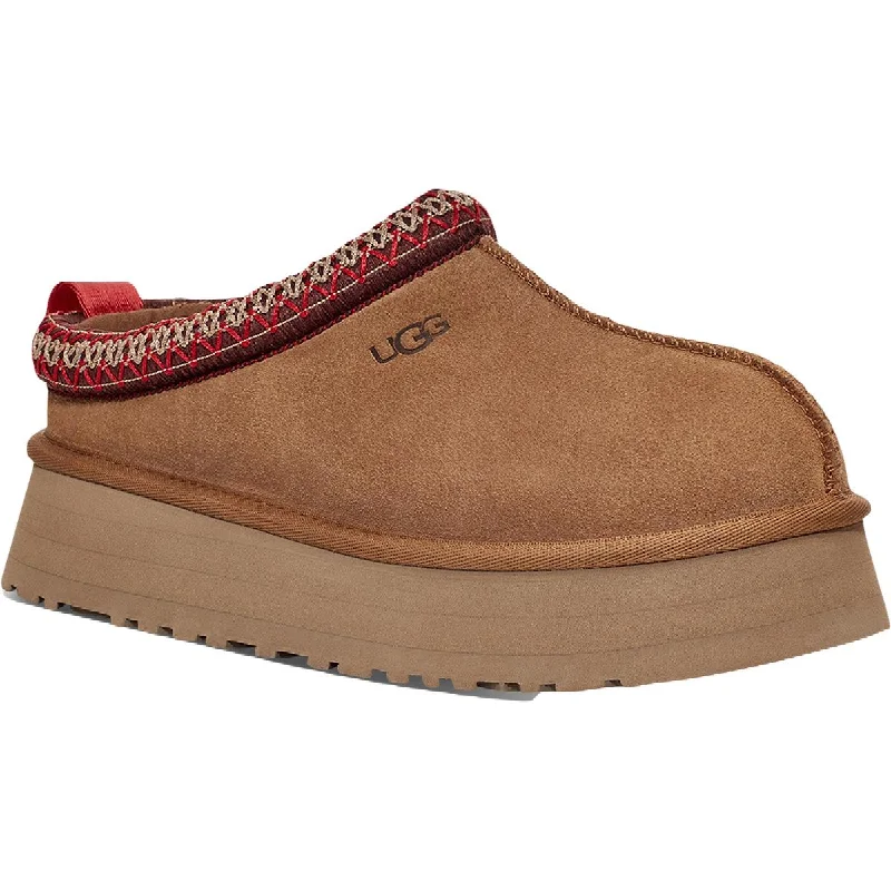 Ugg Tazz Women's Sheepskin Embroidered Slip On Platform Slipper