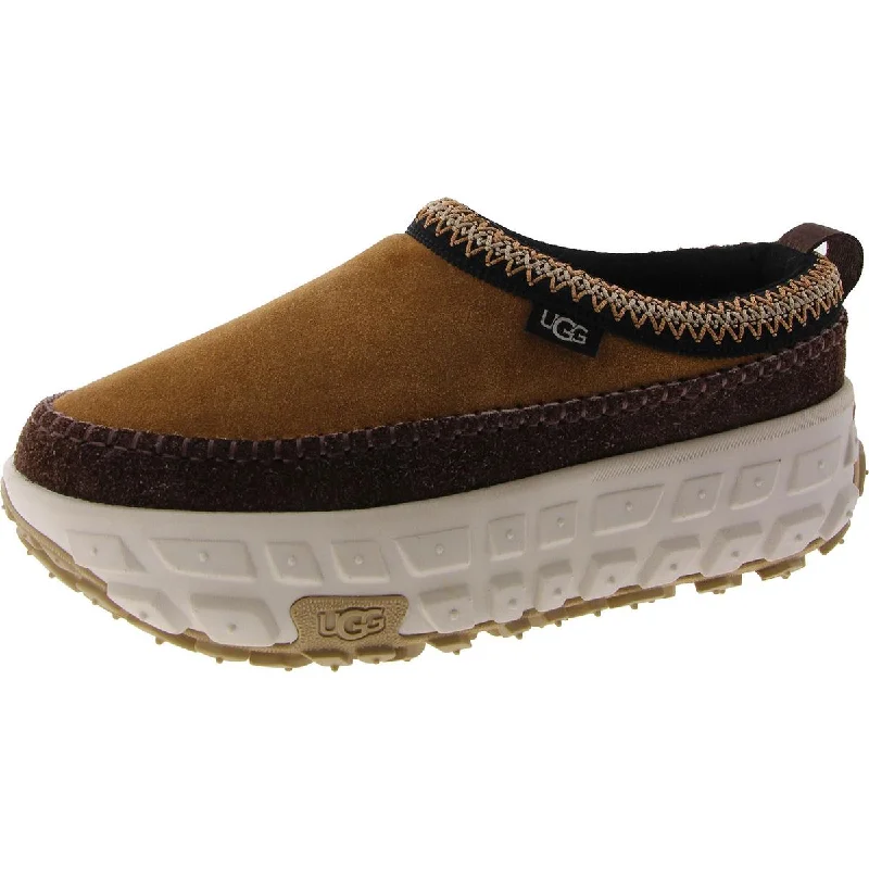 Ugg Womens Venture Daze Leather Slip On Scuff Slippers