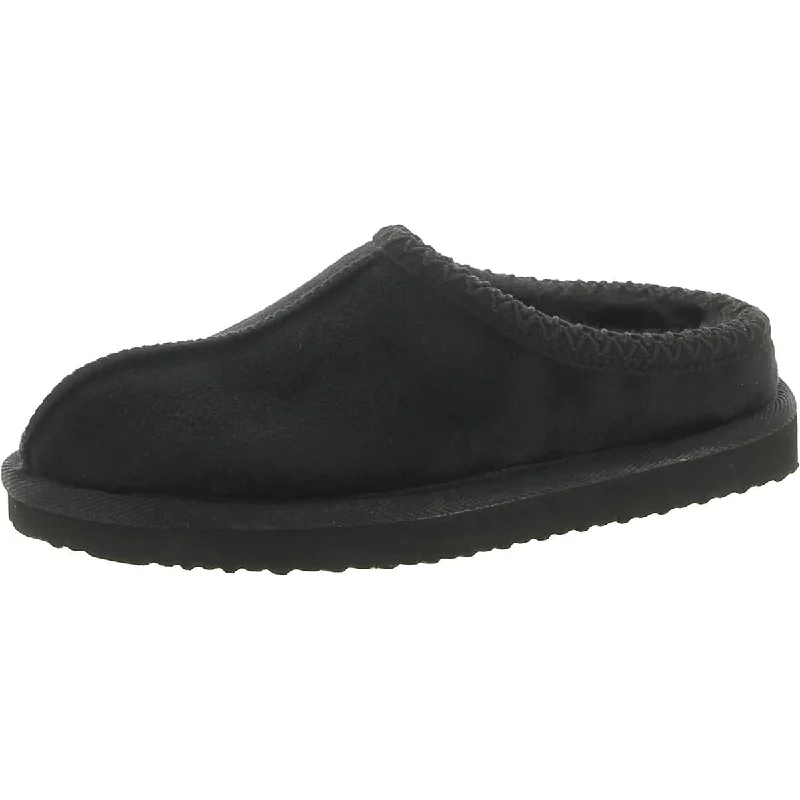 Very G Womens BRUIN Faux Fur Slip On Mules